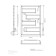 Electric towel Indigo Flavio, 800x500 mm, timer, hidden installation, black