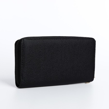 Women's wallet with lightning, black color-1