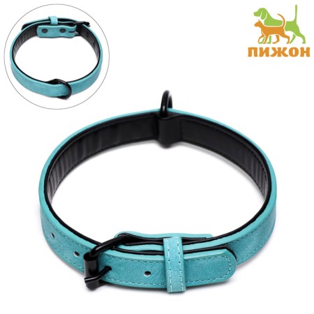 A collar with a remote ring "Mona", 42 x 2 cm, mint