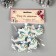 Decor for creativity wood, felt "Voroshushki in a hat" set of 6 pcs 4.2x4.2 cm