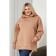 Female hoodies, size 64, beige color