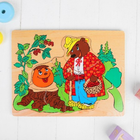 Frame-lodge "Kolobok and Bear"