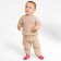 Knitted crumb set "Cute" growth 98-104 cm, beige color