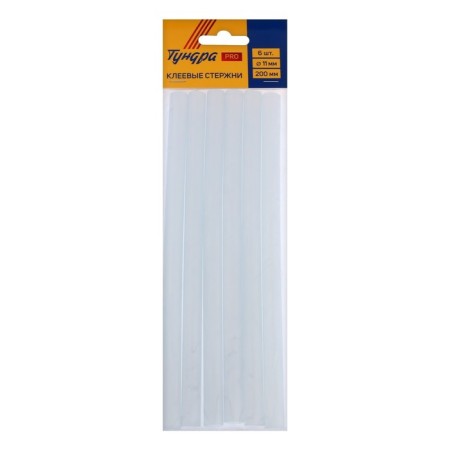 Glue rods tundra tundra, 11 x 200 mm, 6 pcs.