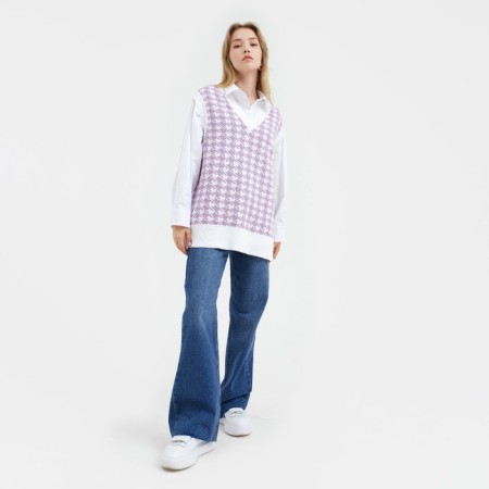 Women's vest mist, s-m, lilac-4