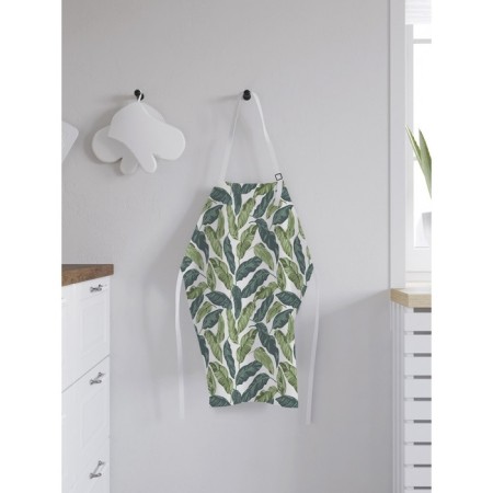Apron kitchen with a photo print "Deciduous curtain", adjustable, size OS-1