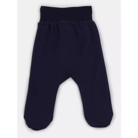 Sliders on a wide Rant Base elastic band, seams outward, height 56 ​​cm, dark blue color-1