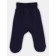 Sliders on a wide Rant Base elastic band, seams outward, height 56 ​​cm, dark blue color