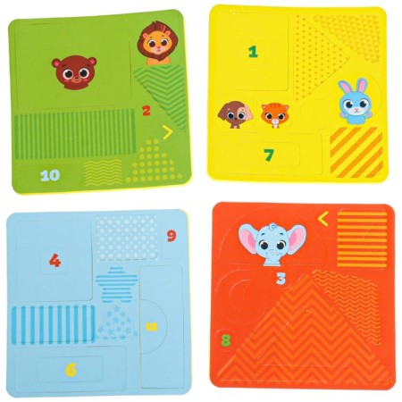 Children's developing game "Little Builder / Transport", EVA + cards, types of mix, crumb I-14