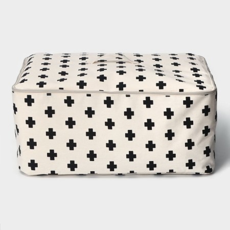 CFR for storing things "openwork", 55 × 42 × 25 cm, black and milk color-2