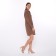 Women's dress, dark beige color, size 44