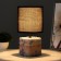Camila table lamp E14 40w Barly Black 15x15x33cm Risalux