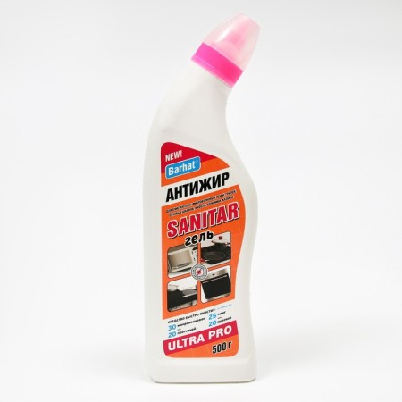 A tool for cleaning plates, microwave ovens, oven cabinets Ultra Barhat "Sanitar", gel, 500 g-1