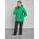 Ski costume female winter, size 46, green color