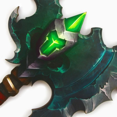 Souvenir weapon ax “Green” ax, length 24.5 cm-3