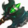 Souvenir weapon ax “Green” ax, length 24.5 cm