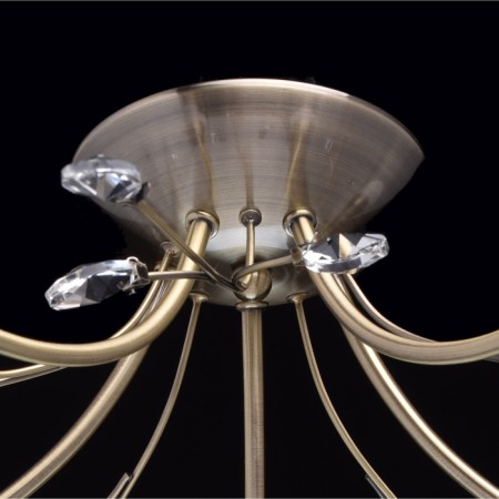 Celestial chandelier "Tenderness", 5x60W E14, ancient bronze 62x62x22 cm-2