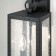 Street wall lamp Elektrostandard, Candle, 167x180x360 mm, E14, black color