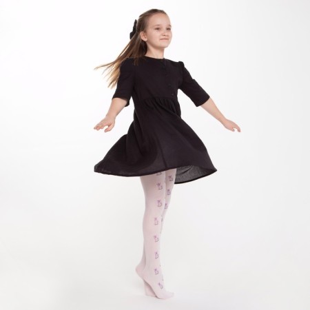 Pantyhose children, white color, height 146-152 (11-12 years)-3