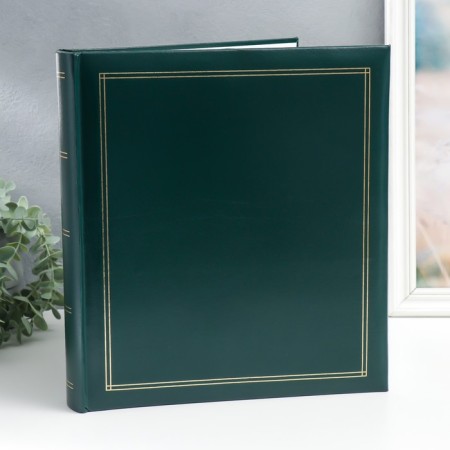 Photo album magnetic for 30 sheets 29x32 cm green