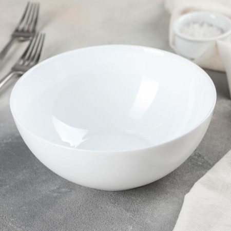 Luminarc eventay bowl, 1 l, d = 18 cm, glass ceramic, white color