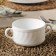 Trianon glass -ceramic broth, 300 ml, white color