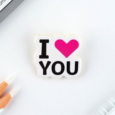 Gift set “Love is you”, icon + keychain, 6.8 x 10.5 cm.-6