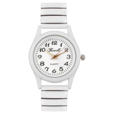 Women's watches, d-2.8 cm, metal strap, white