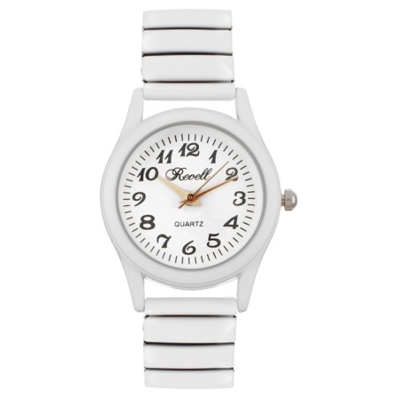 Women's watches, d-2.8 cm, metal strap, white