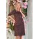 Women's dress, size 42, brown color