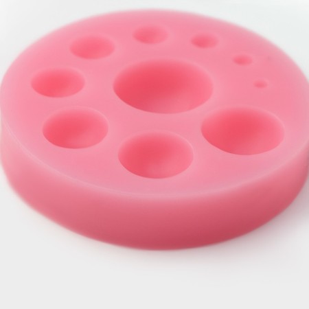 Mold Dolyana "Semosfer", silicone, 6.5 × 6.5 × 1.5 cm, color mix-2
