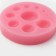Mold Dolyana "Semosfer", silicone, 6.5 × 6.5 × 1.5 cm, color mix