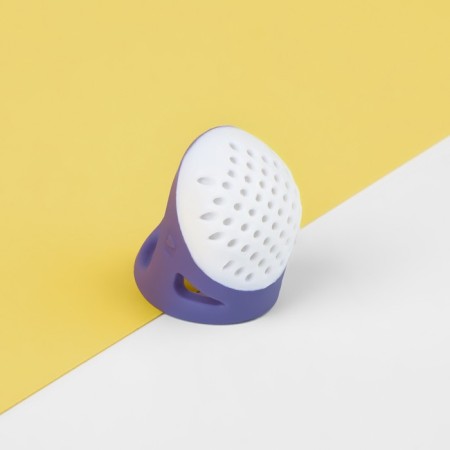 Pelsh, 2.5 × 2.2 cm, size m, purple/white color-1