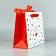 Laminated packet with a ribbon "in heart", Ml 27 × 11.5 × 23 cm