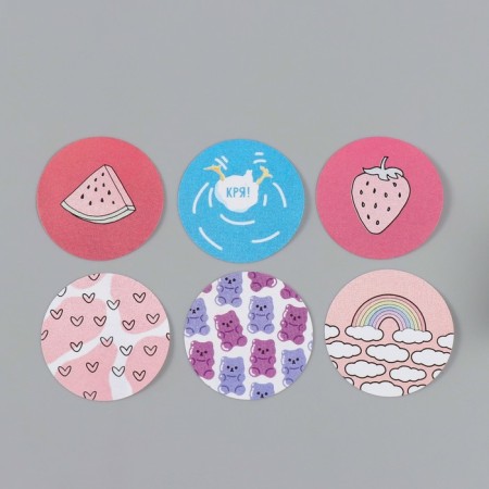 Sticker Paper "Mimic" d = 2.5 cm 252 pcs in the roll-5