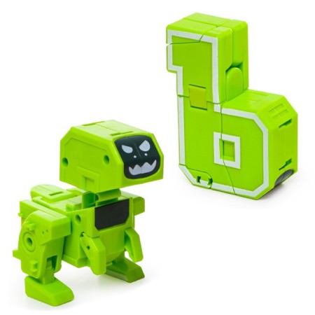 Set of robots "alphabet", transformed, 7 pieces, gather in 1 robot-6