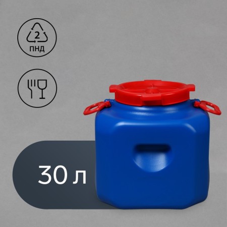 Food Food Flood, 30 L, neck 19.5 cm, blue
