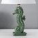 Traffic lamp with a lampshade Risalux "sea horse", E27, 40 watts, green, curly base, 30 × 30 × 43.5 cm
