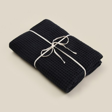 Waffle towel SL Home: Basic "Dark Mare" 50x90 cm, 100% cotton, 340 g/m2-8