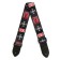 Music Life guitar belt, 60-117x5 cm, crosses