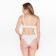 Panties female Brazilian, white color, rr 48-50 (XL)