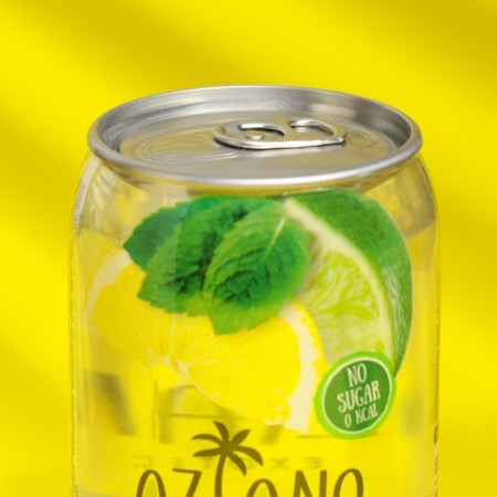 Gas -water water Aziano, mohito, 350 ml-2