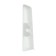 End (pair) for skirting board 85mm "decoration", 001 white