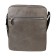 Male bag, lightning department, 1 external pocket, adjustable belt, gray color