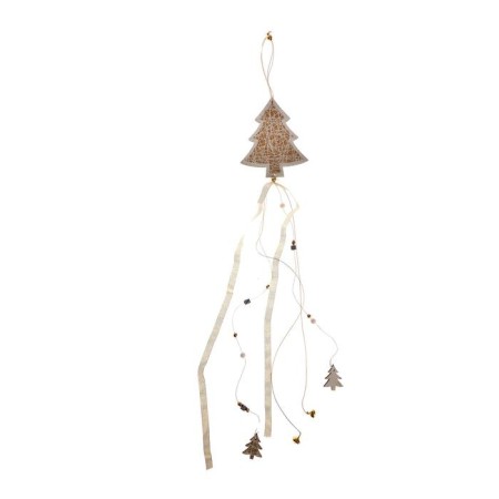 New Year's suspension with the backlight "Christmas tree" 11 × 67 cm, gold