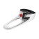 Zein mixer handle, under a 35 mm cartridge, zinc, chromium color