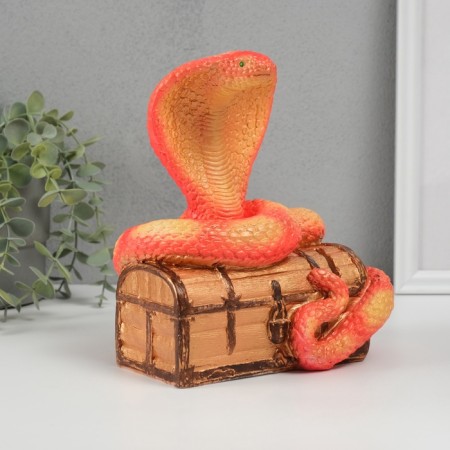 New Year's piggy bank "Cobra on the chest" 20 x 17 x 12 cm.-3