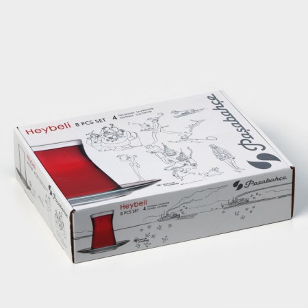 Glass Tea Heybeli Glass, 160 ml, 4 persons-8