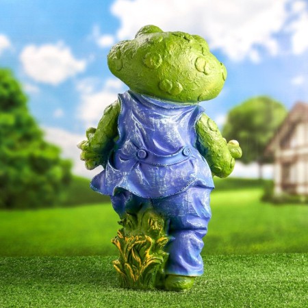 Garden figure "Frog - I love greens" 54x34cm-3