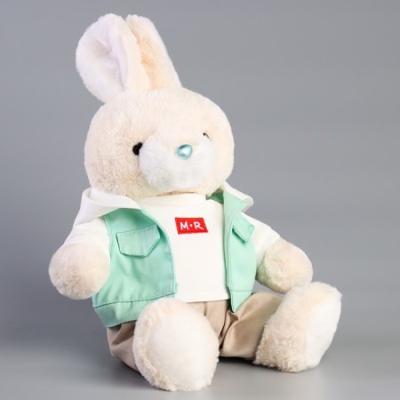 Soft toy "Little Friend", a bunny in a suit-3